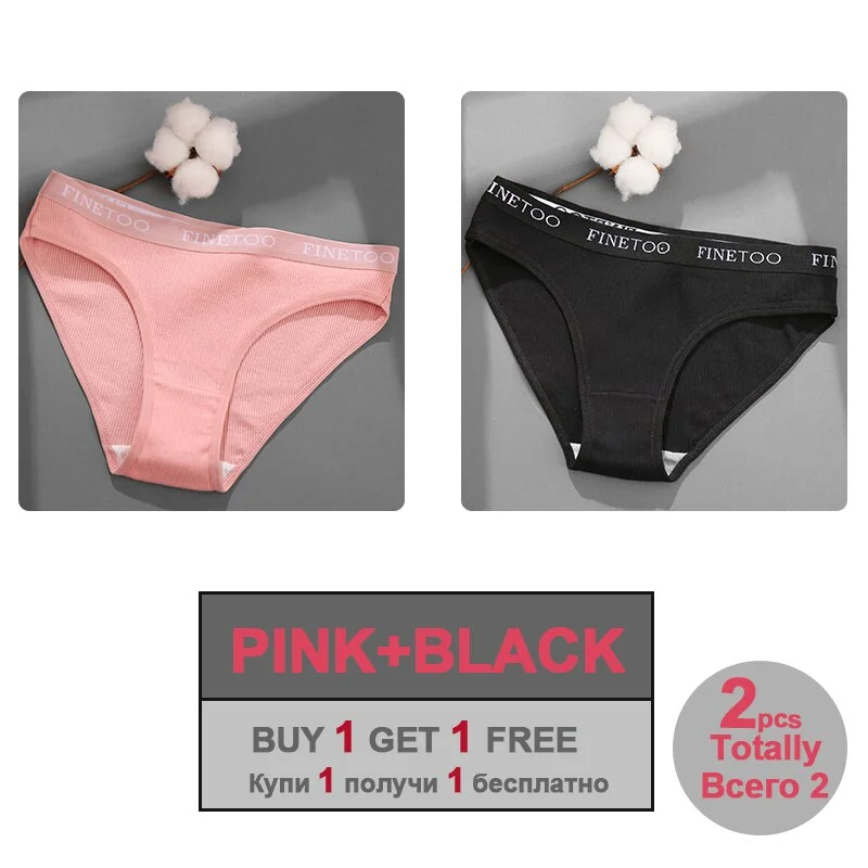 Sexy Cotton Panties for Woman Underwear Soft Letter Belt Women's Underpants Girls Lingerie Briefs Comfort Ladies Intimate M-XL