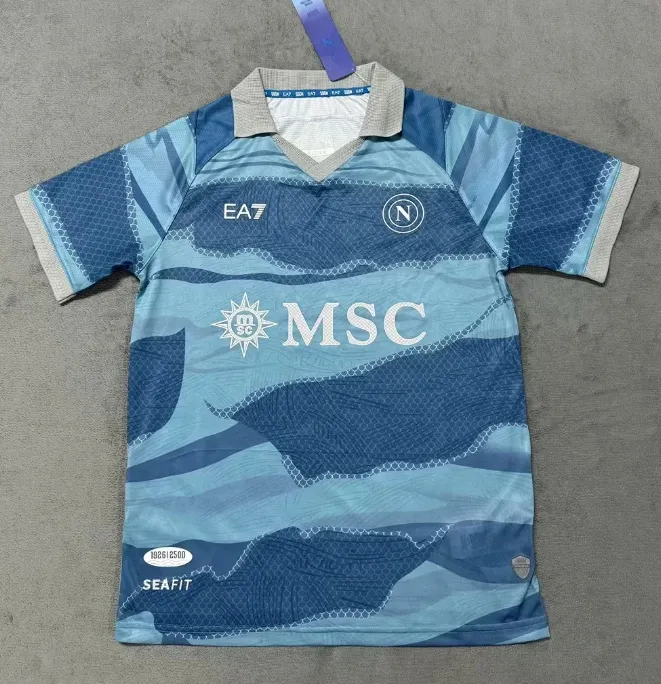Napoli Special Edition Blue Shirt 2025-26 - Fan Edition