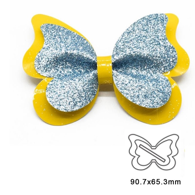 Bow Butterfly Type Metal Cutting Dies For DIY Scrapbook Cutting Die Paper Cards Embossed Decorative Craft Die Cut New