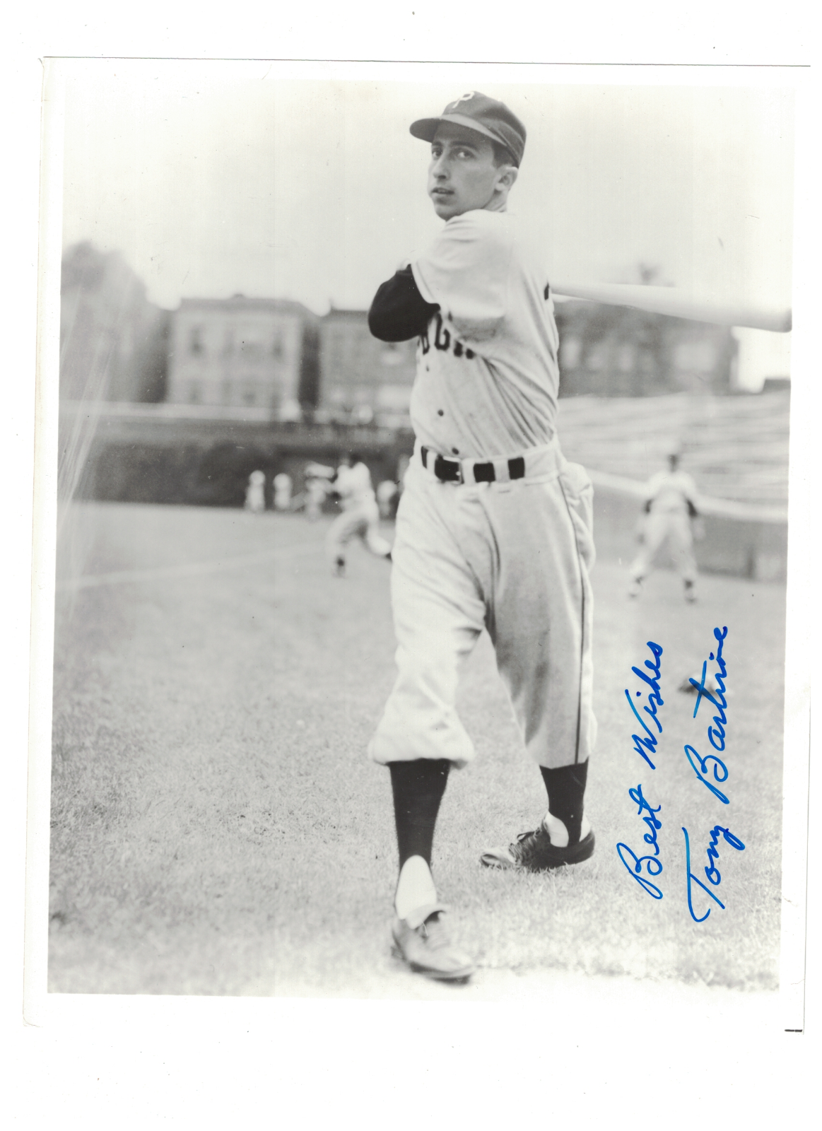 Tony Bartirome Pittsburgh Pirates Signed 8x10 Photo Poster painting W/Our COA RH2