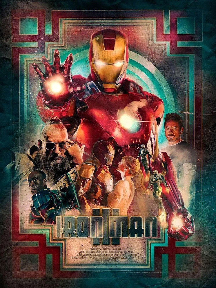 Marvel Iron Man - Customized AB Drill Diamond Painting gbfke