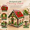 DIY Wooden House Diamond Art Painting Kit for Adults Home (Christmas Cottage)