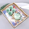 Diamond Painting Wooden Trays With Handle - Christmas