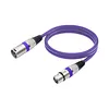 6/10Pcs 3-Pin Balanced Shielded XLR Cable XLR Male To Female Microphone AUX Cord