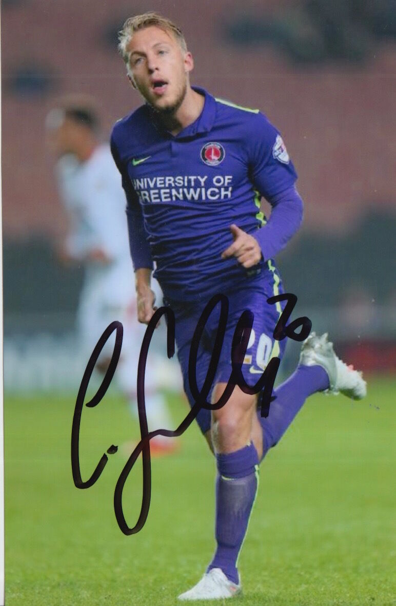 CHARLTON ATHLETIC HAND SIGNED CHRIS SOLLY 6X4 Photo Poster painting 2.