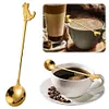 Cat Spoon Stainless Steel Coffee Tea Spoon Teaspoon Ice Cream Dessert Spoon