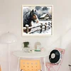 Winter Horse-11CT Stamped Cross Stitch 40*40cm/15.75*15.75in tapestrymarket
