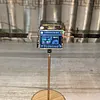 Handmade Cyberpunk Satellite Desk Clock with Wi-Fi Display