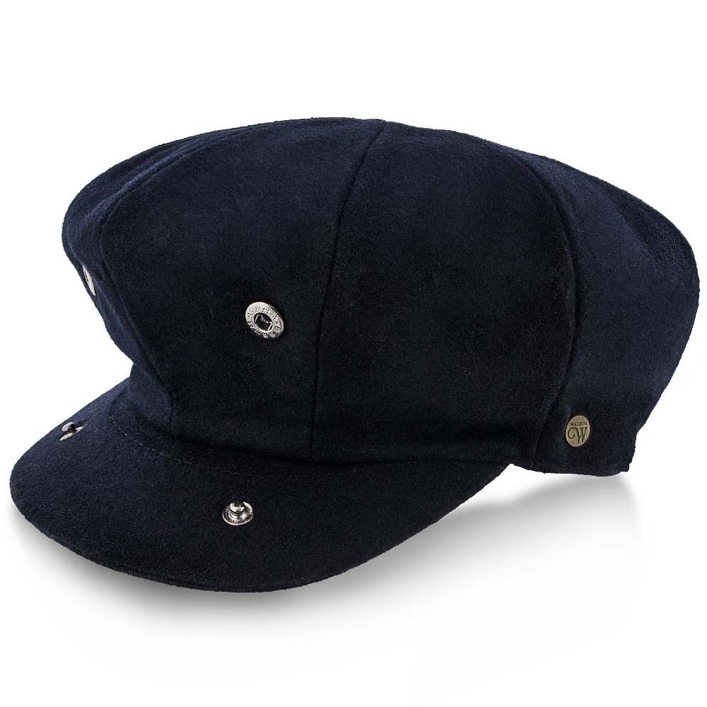 5 Colors - Shelby - Walrus Hat Wool Blend 8 Panel Newsboy Cap