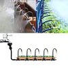 5M/10M Misting System Kit 360 Degree Bend Balcony Rainforest Sprayer for Garden