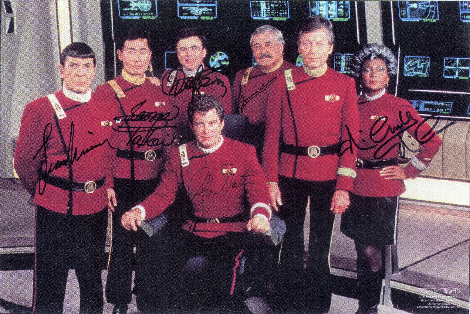 STAR TREK Cast Signed Photo Poster paintinggraph - TV Actors & Actresses - reprint