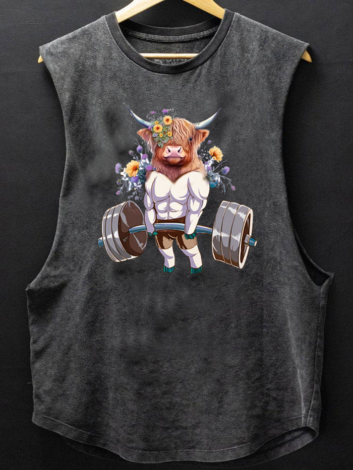 Animal Cow Western Cowboy Fitness Weightlifting Tank Top / Rvogue / Rvogue