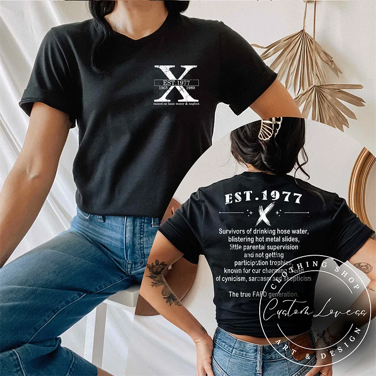 Custom X Generation FAFO Women T-Shirt