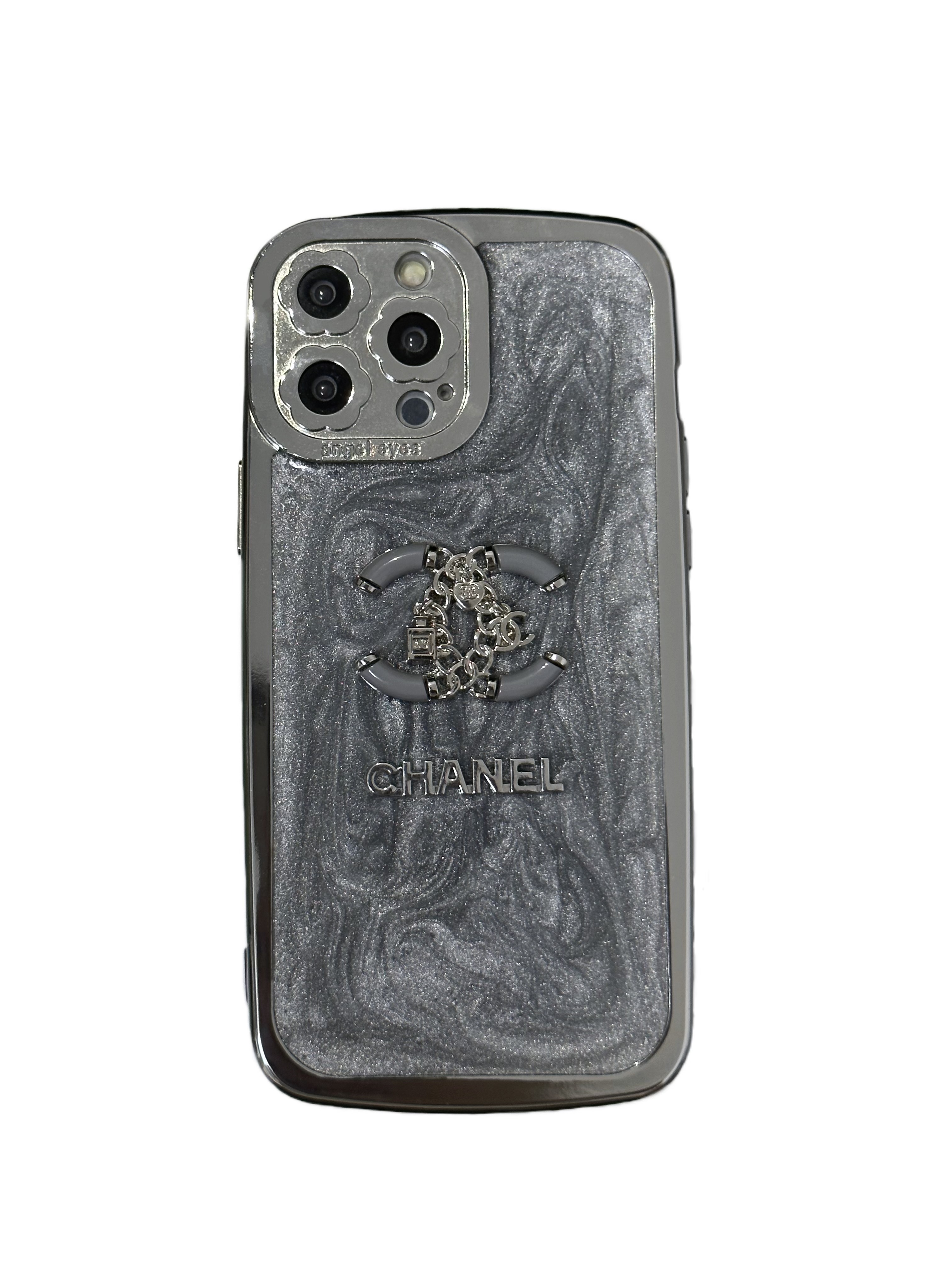 Luxurious Chanel Electroplated Mobile iPhone Case Protective Cover