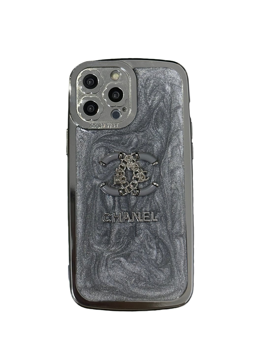 Luxurious Chanel Electroplated Mobile iPhone Case Protective Cover
