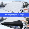 Couvertures magn&eacute;tiques contre le gel et la neige pour pare-brise de voiture