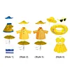 Goose Clothing with Umbrella Funny Raincoat and Hat Costume for Patio Yard Decor
