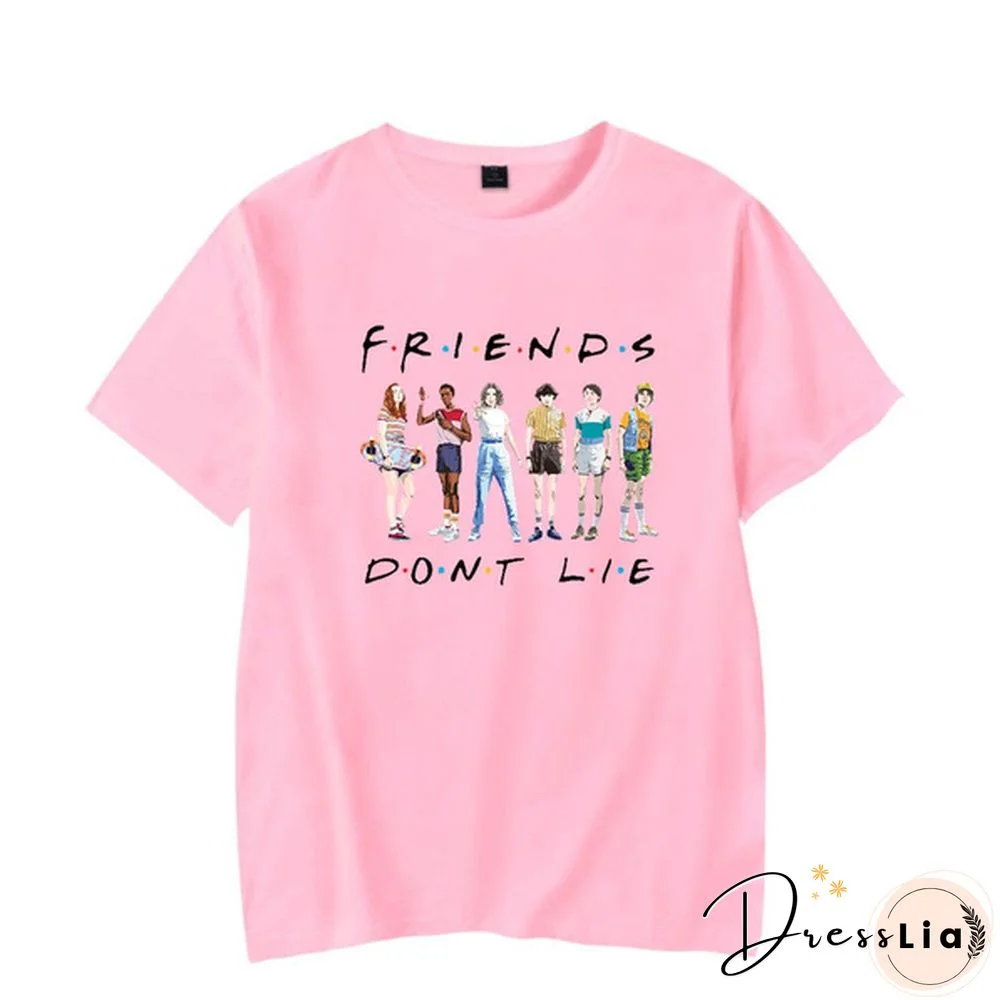 New Arrival Women/Men's Casual Stranger Things Print Short Sleeve T-Shirt Funny Tee Shirts Hipster O-Neck Cool Tops