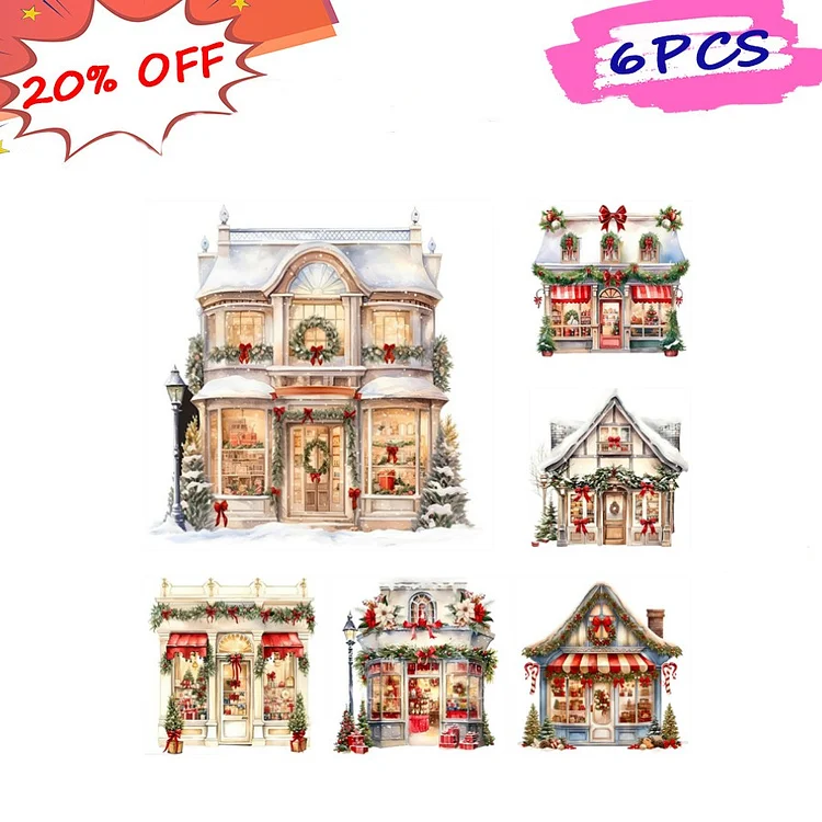 Christmas Candy House 30*30CM (Canvas) Full Round Drill Diamond Painting gbfke