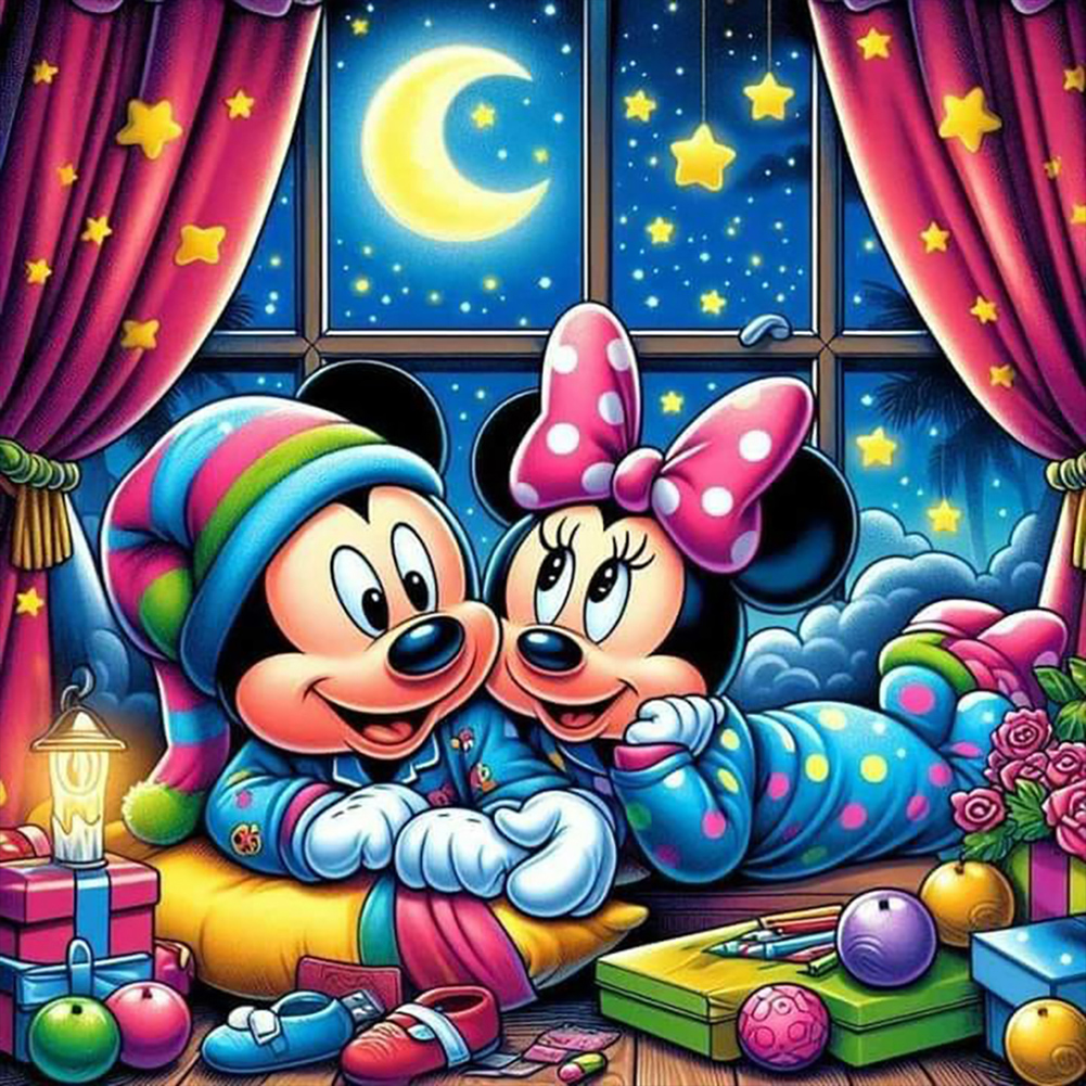 Mickey Mouse 35*35cm(canvas) full round drill diamond painting