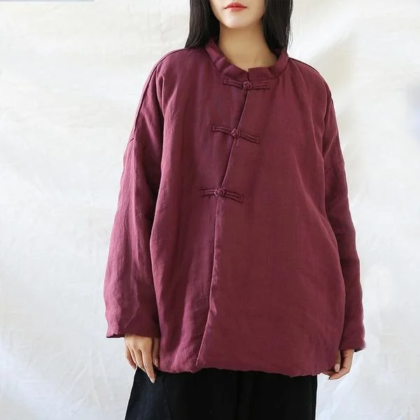 Chinese Style Warm 2020 Winter New Original Vintage Female Parkas