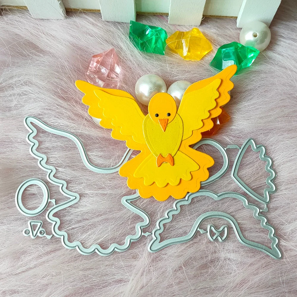 New Carrier Pigeon metal Doves cutting die mould scrapbook decoration embossed photo album decoration card making DIY handicraft