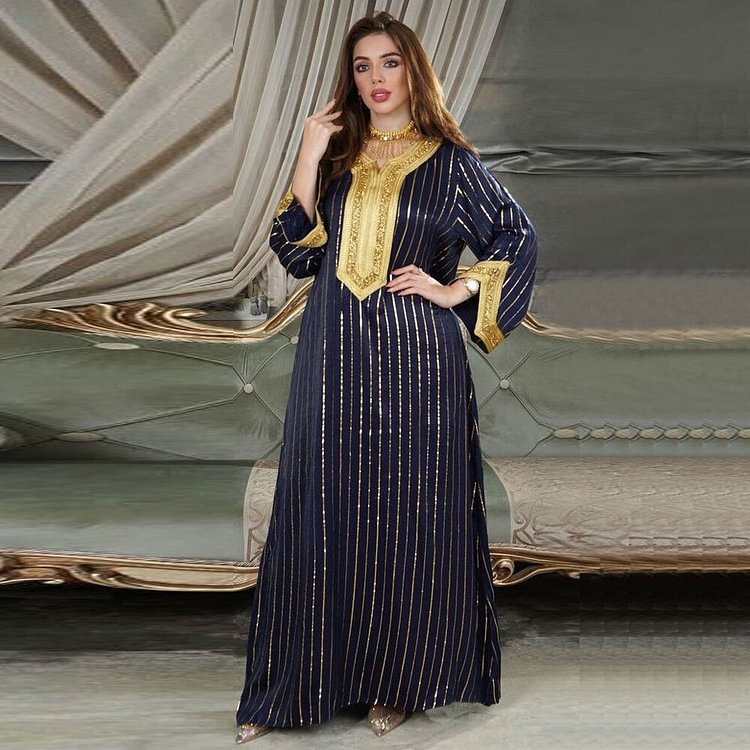African Americans fashion QFY Muslim Kaftan Abaya Dress Kimono Women Dubai Evening Elegant Gowns Robe Arabe Femme Islamic Clothing 2022 Eid Mubarak Ramadan Ankara Style QueenFunky