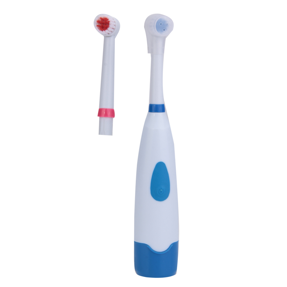 

Rotating Anti Slip Waterproof Electric Toothbrush with 2 Brush Heads, Green, 501 Original