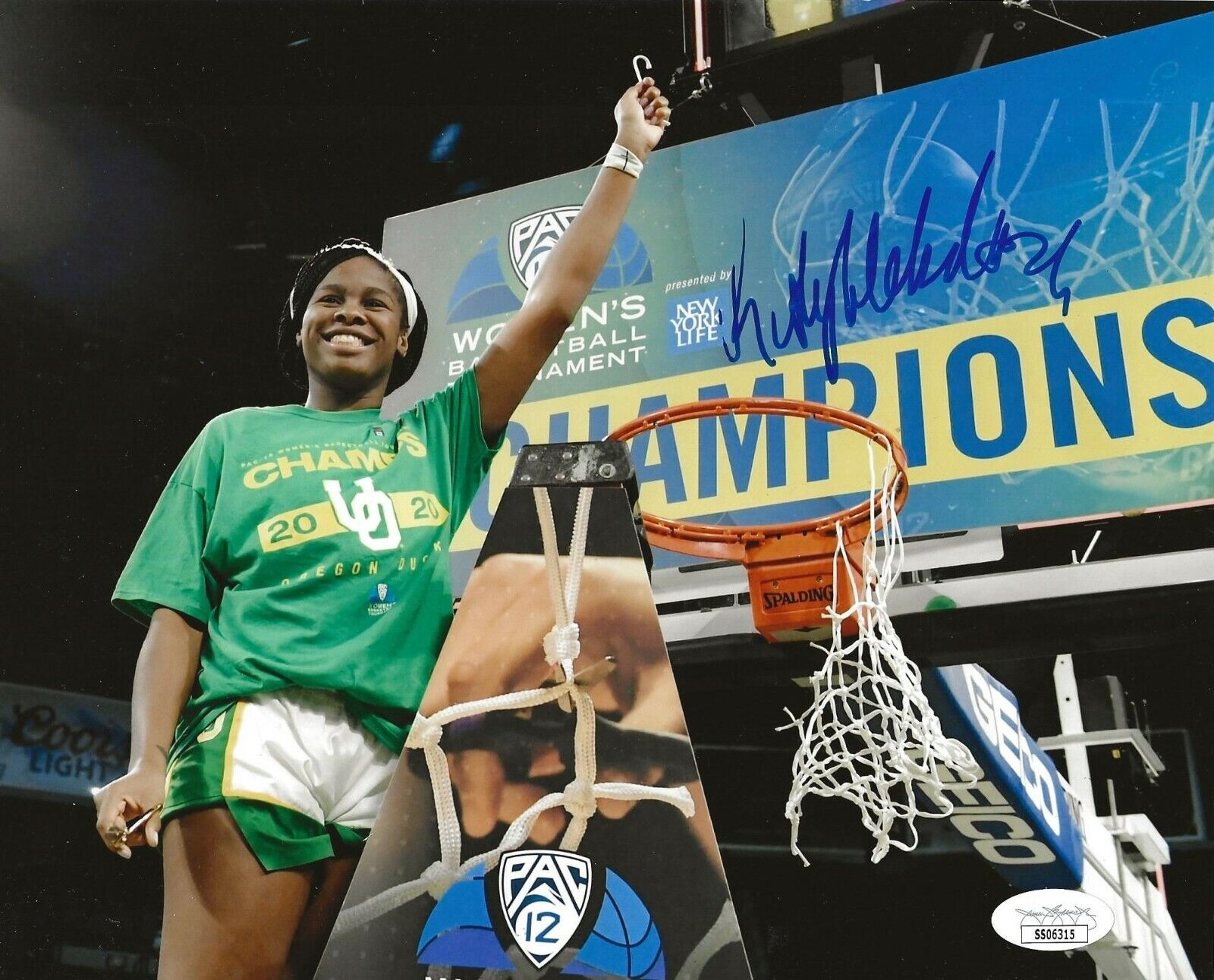 Ruthy Hebard Chicago Sky signed Oregon Ducks 8x10 Photo Poster painting autographed 2 JSA