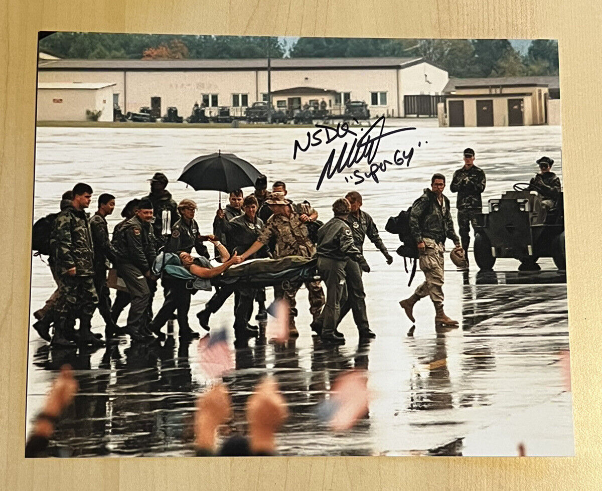 MICHAEL DURANT HAND SIGNED 8x10 Photo Poster painting AUTOGRAPHED BLACKHAWK DOWN COA