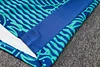 Joyfball 2024/2025 Brazil Half-Pull Training Suit Royal Blue Football Shirt 1:1 Thai Quality