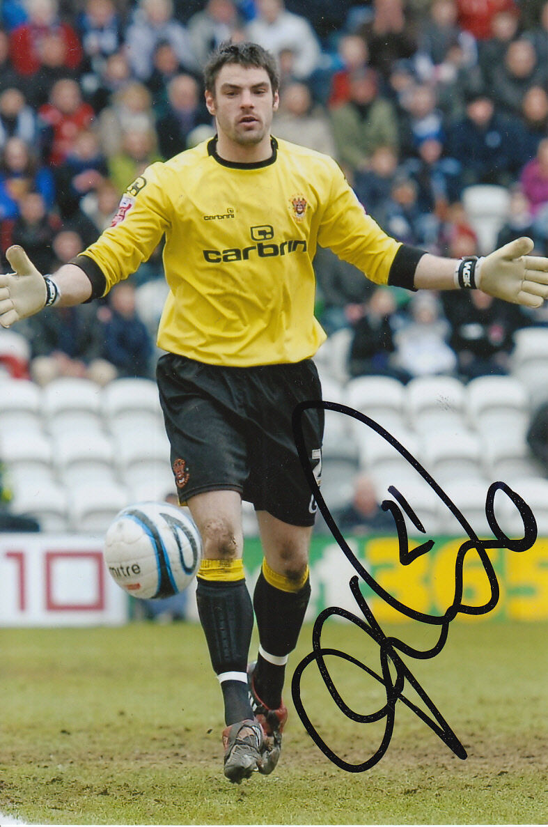 BLACKPOOL HAND SIGNED MATT GILKS 6X4 Photo Poster painting 1.