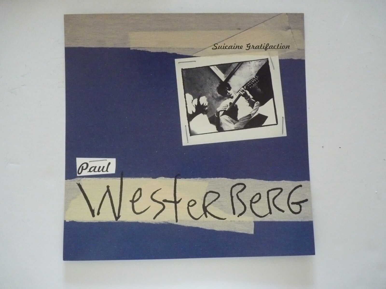 Paul Westerberg Suicaine Gratifaction 1999 LP Record Photo Poster painting Flat 12X12 Poster