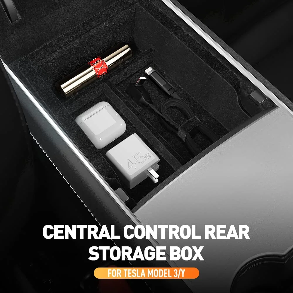 YONZEE Tesla 3PCS Center Console Organizer Storage For Tesla Model 3/Y