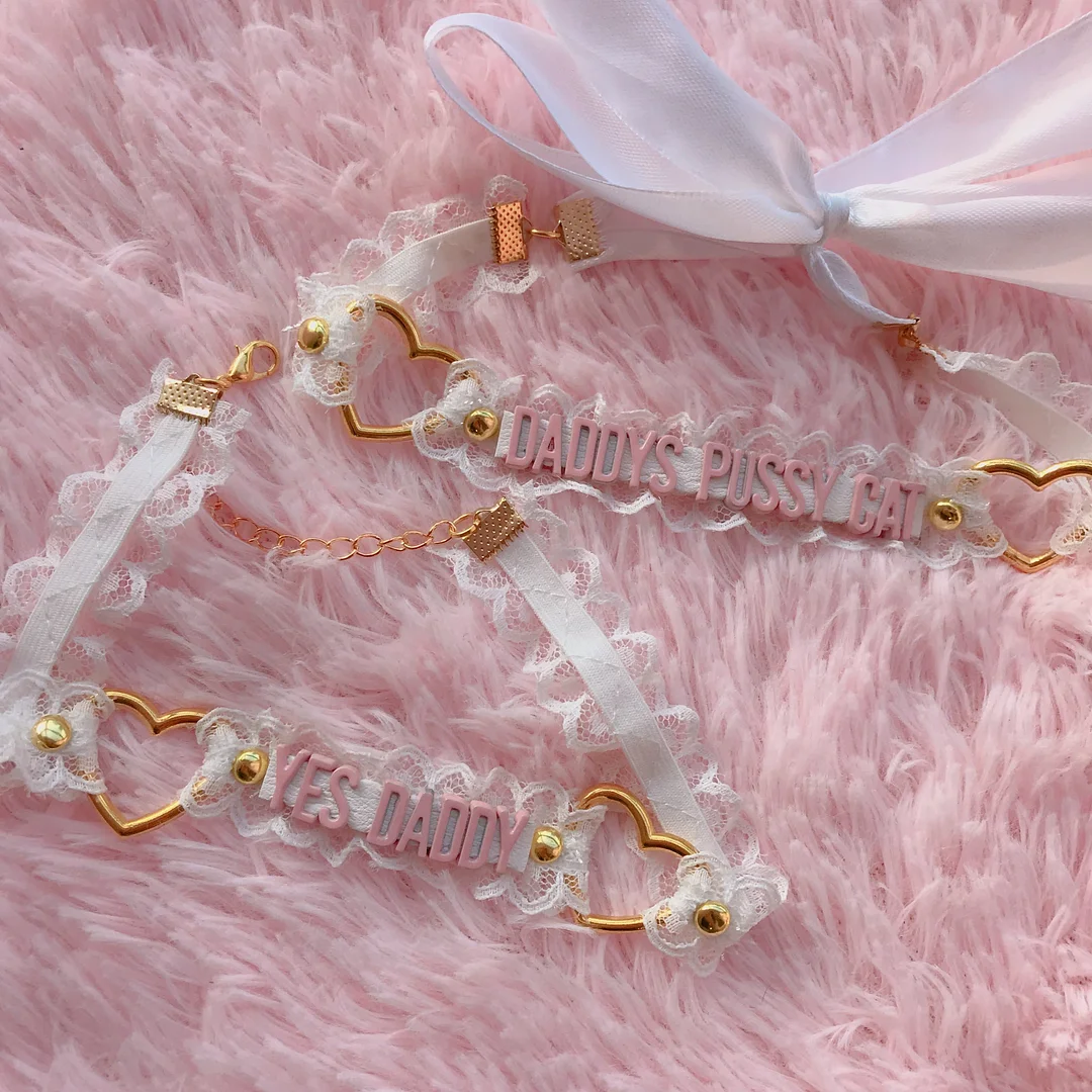 Sweet Lolita Yes Daddy/Daddys Pussy Cat Choker SP13274R