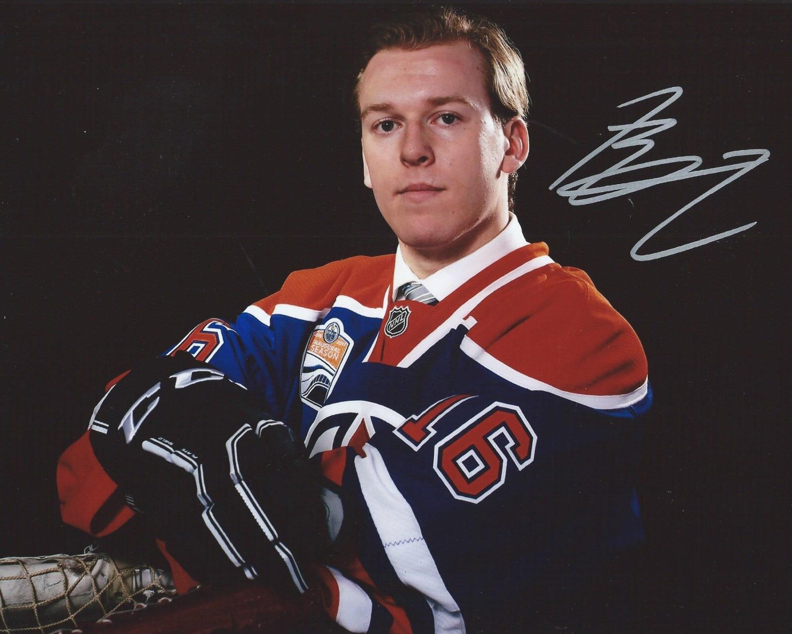 Tyler Benson Signed 8x10 Draft Photo Poster painting Edmonton Oilers Autographed COA