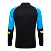 2023/2024 Bayern Munich Half-Pull Training Suit Black-Blue Football Shirt 1:1 Thai Quality