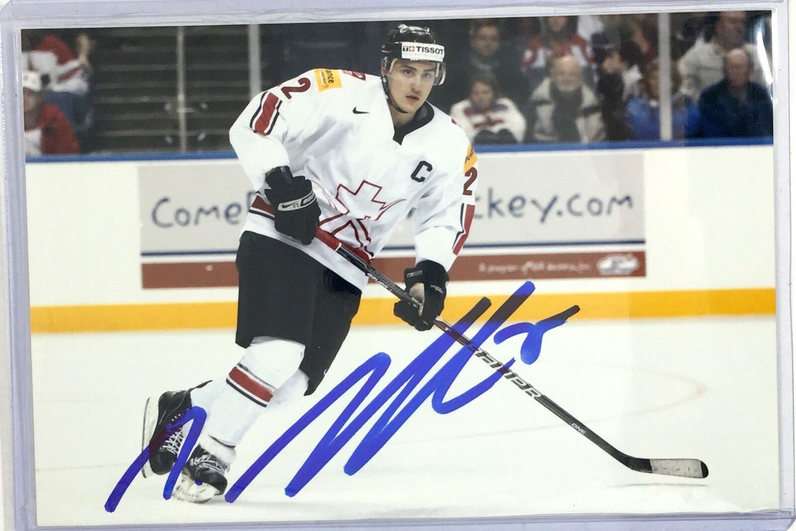 Nino Niederreiter Signed 4x6 Photo Poster painting Islanders Wild Hurricanes Autograph Auto