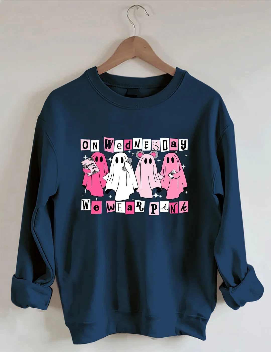 On Wednesday We Wear Pink Sweatshirt
