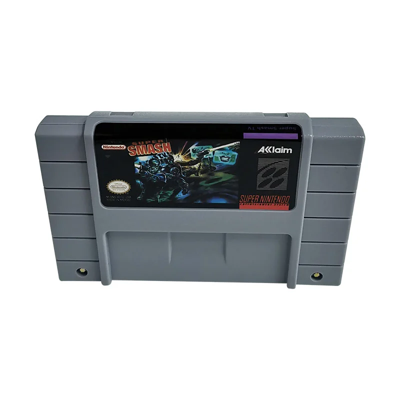 Super Smash T.V SNES For Super Nintendo Entertainment System - 16 Bit US Version Game Cartridge