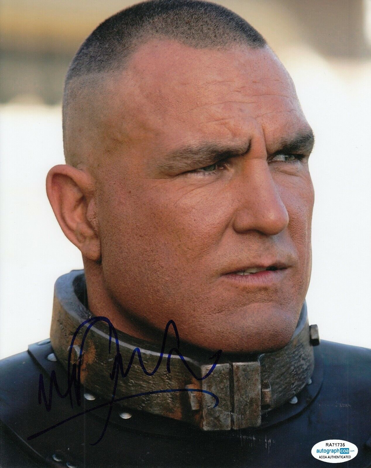 VINNIE JONES signed (X-MEN THE LAST STAND) MOVIE 8X10 Photo Poster painting *Juggernaut* ACOA #1