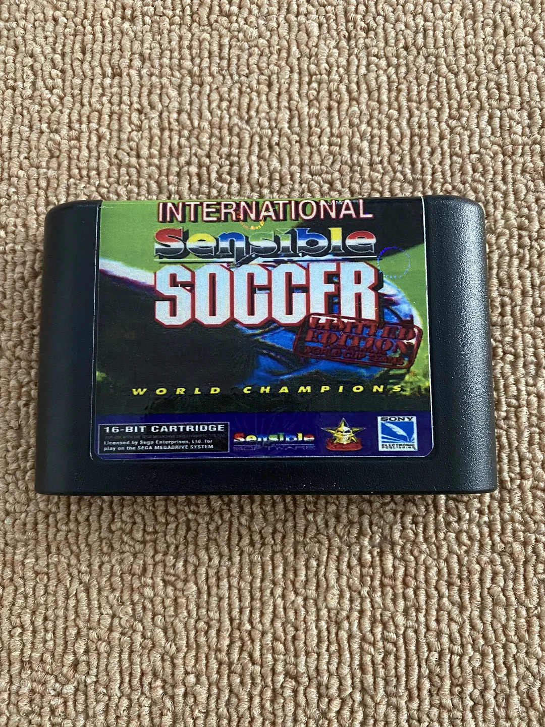 Sensible Soccer: International Edition For SEGA Genesis & Mega Drive - 16 Bit Game Cartridge