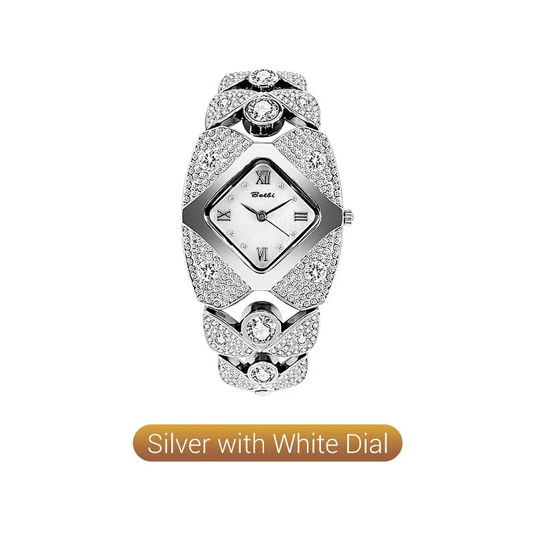 🌟The best|Vintage women's quartz watch with rhinestones, classic design, unique charm