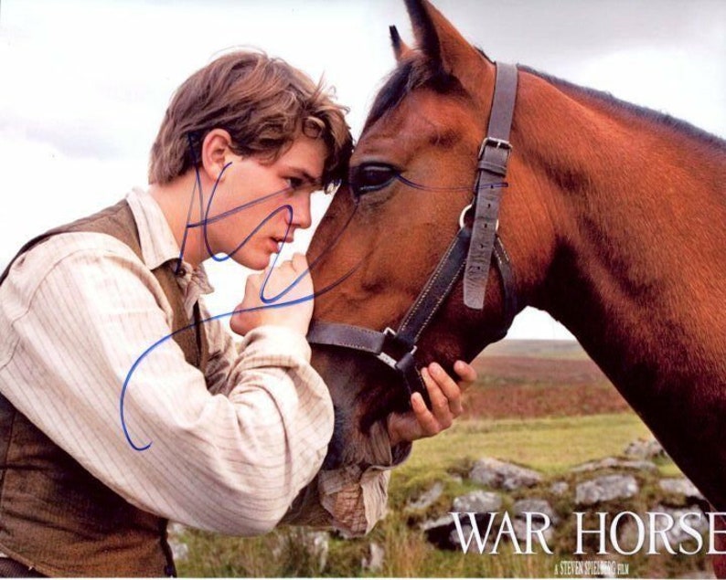 Jeremy irvine signed autographed war horse albert narracott Photo Poster painting