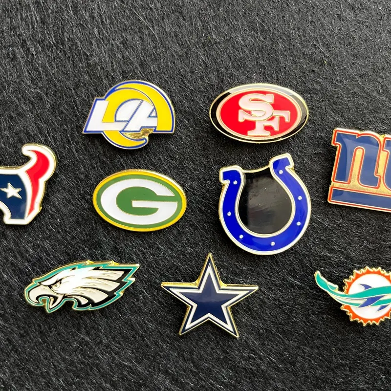 Rugby Enamel Pin Badge Brooch Rugby Player Metal Pin Wholesale