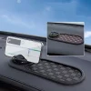 Tapis antidérapant multifonction pour voiture avec support de téléphone rotatif