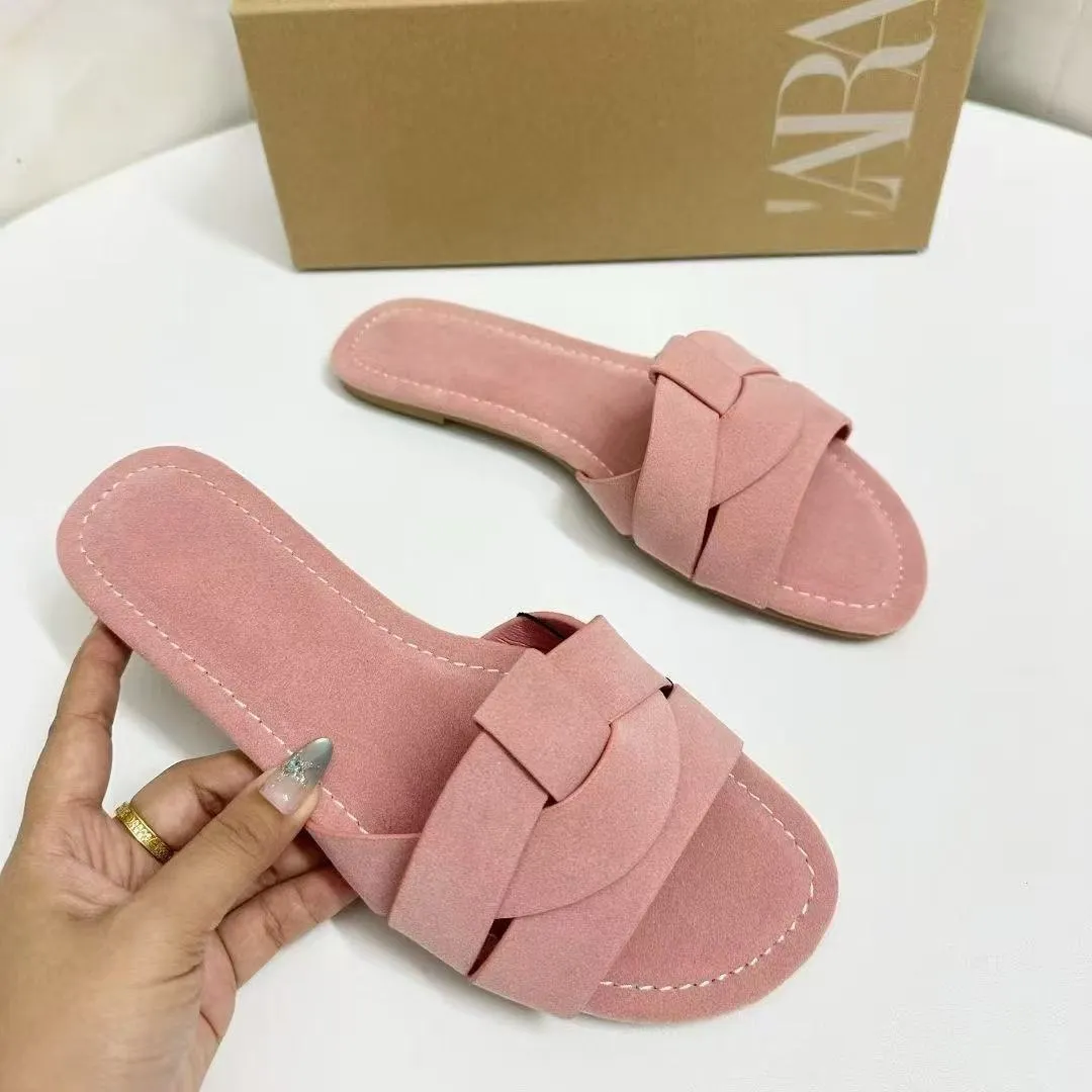 Breakj Breakj Home 2025 New Wearing Sandals Women's Fashion Leather Shoes