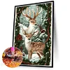 (50*70cm)Christmas Elk - Full Round Drill Diamond Painting