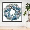 Xmas Wreath-Crystal Rhinestone Diamond Painting