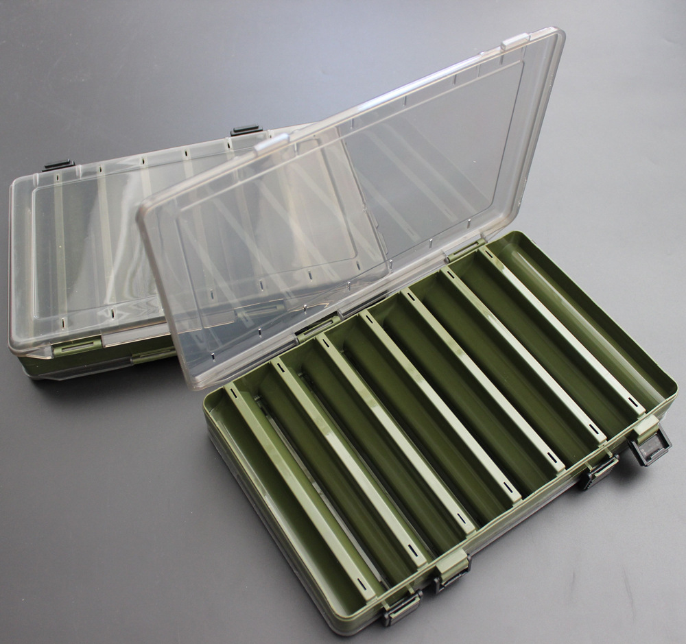 Double-sided Double-Layer Lure Box Fishing Tackle Box